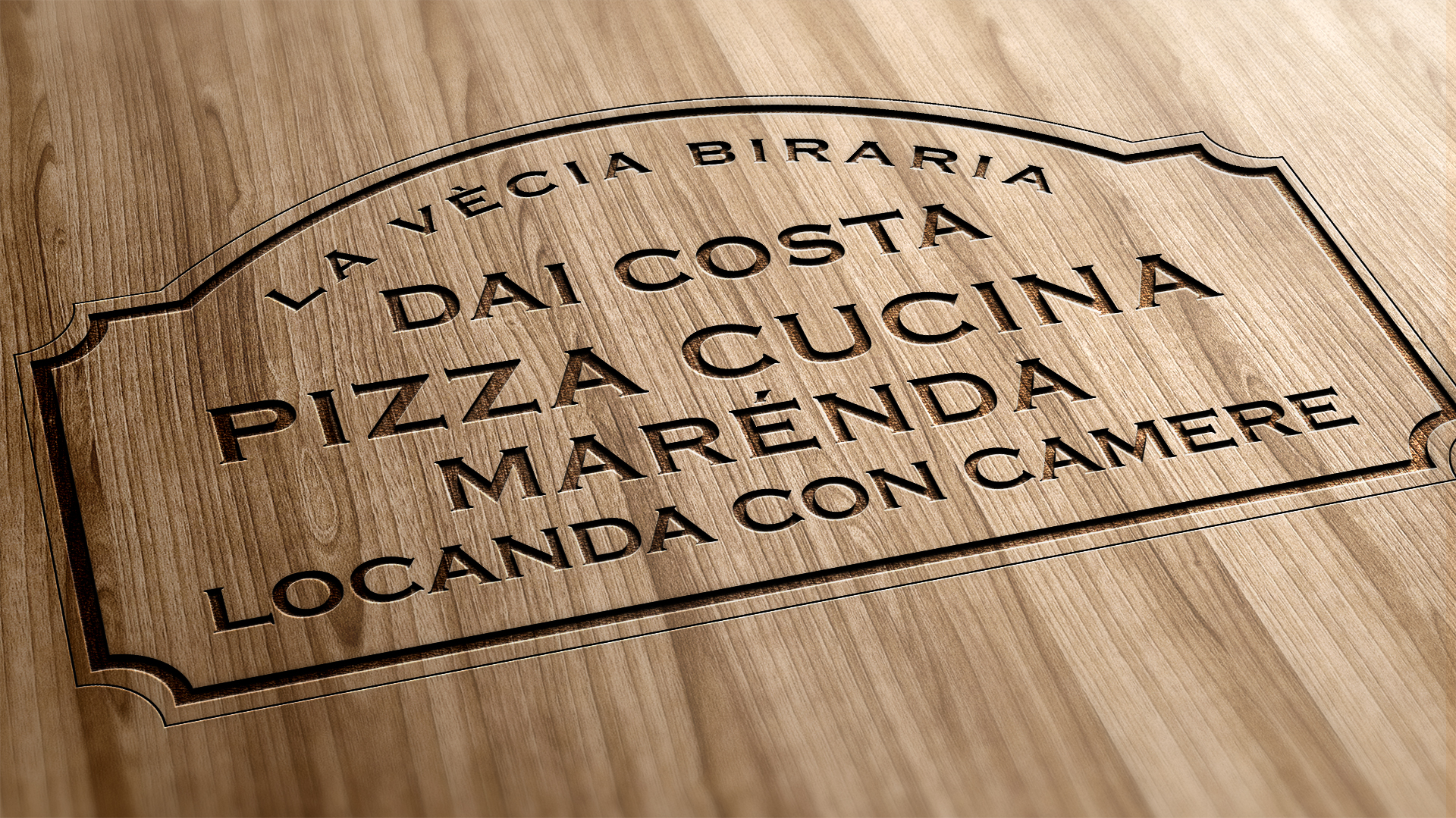 Lasercut Wood birreria copia